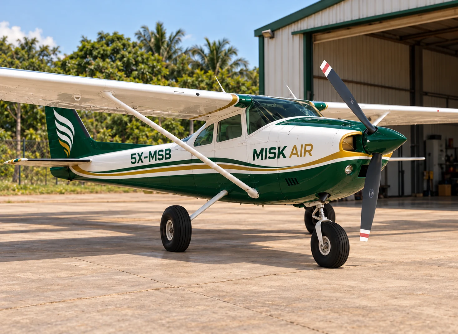 Cessna 182 — visualisation de livrée MISK AIR