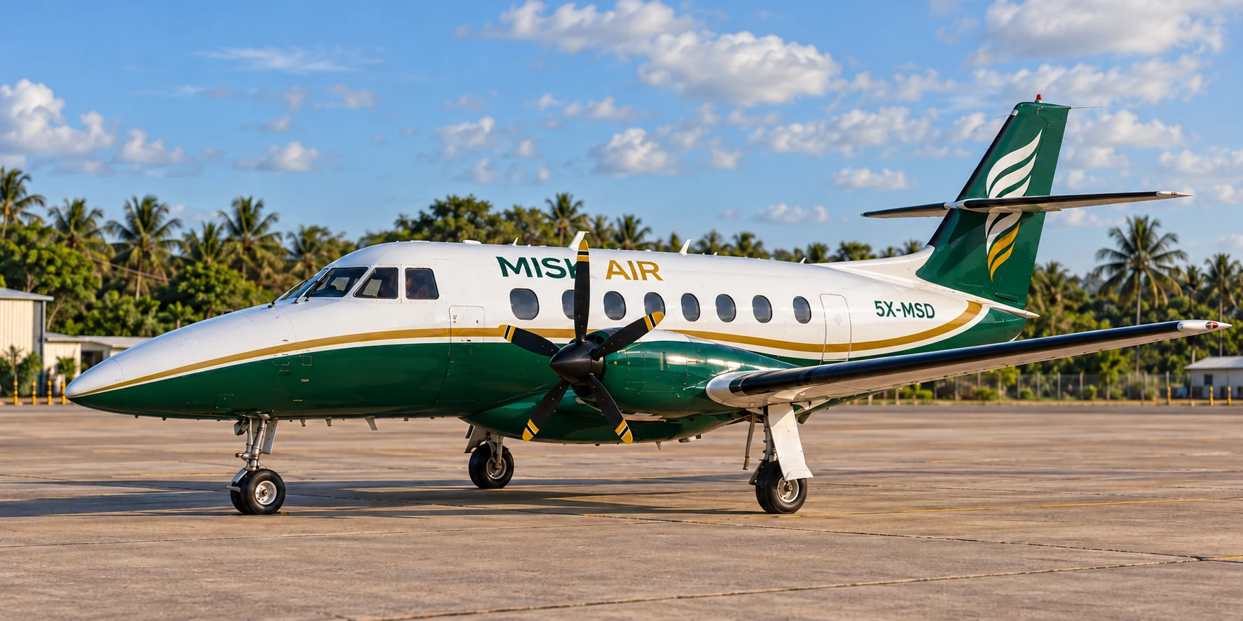 Jetstream 32 EP — visualisation de livrée MISK AIR